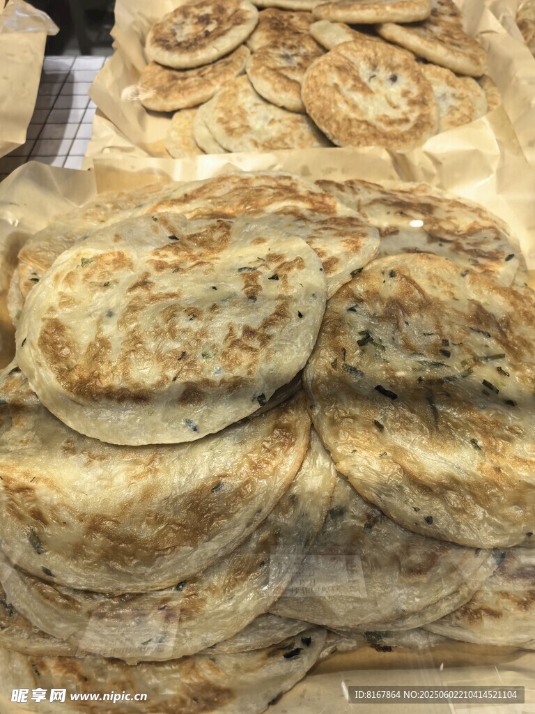 美味手工烤制面饼