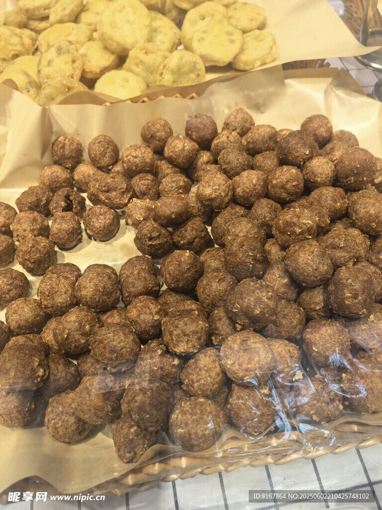 美味烘焙球待品尝