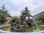 中式园林假山喷泉景观