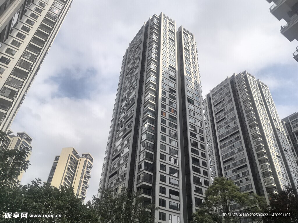 城市高楼林立景观