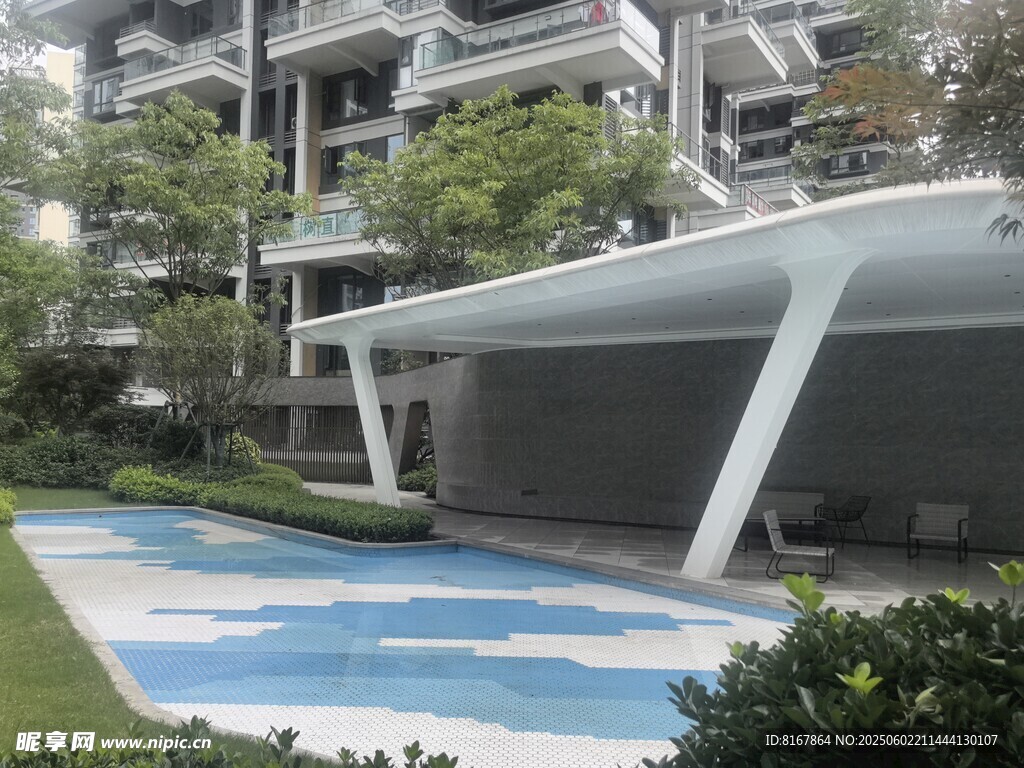 现代小区景观休闲区
