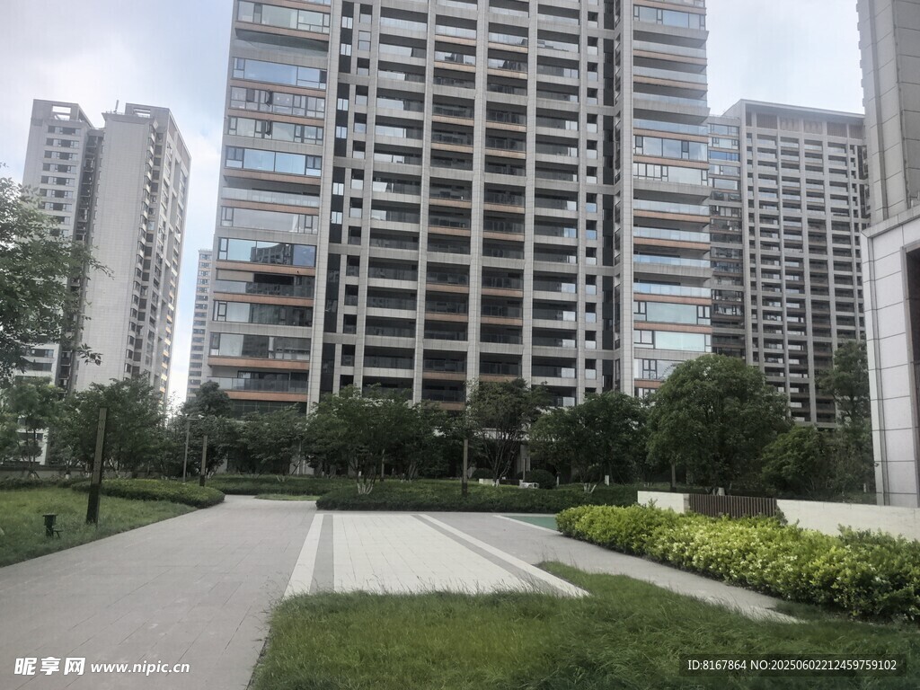 现代高层住宅景观