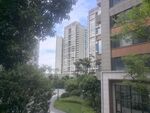 小区内的绿化与高楼景观