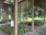户外木质廊架绿植景观