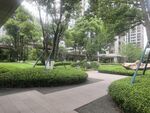 小区内的静谧绿化景观