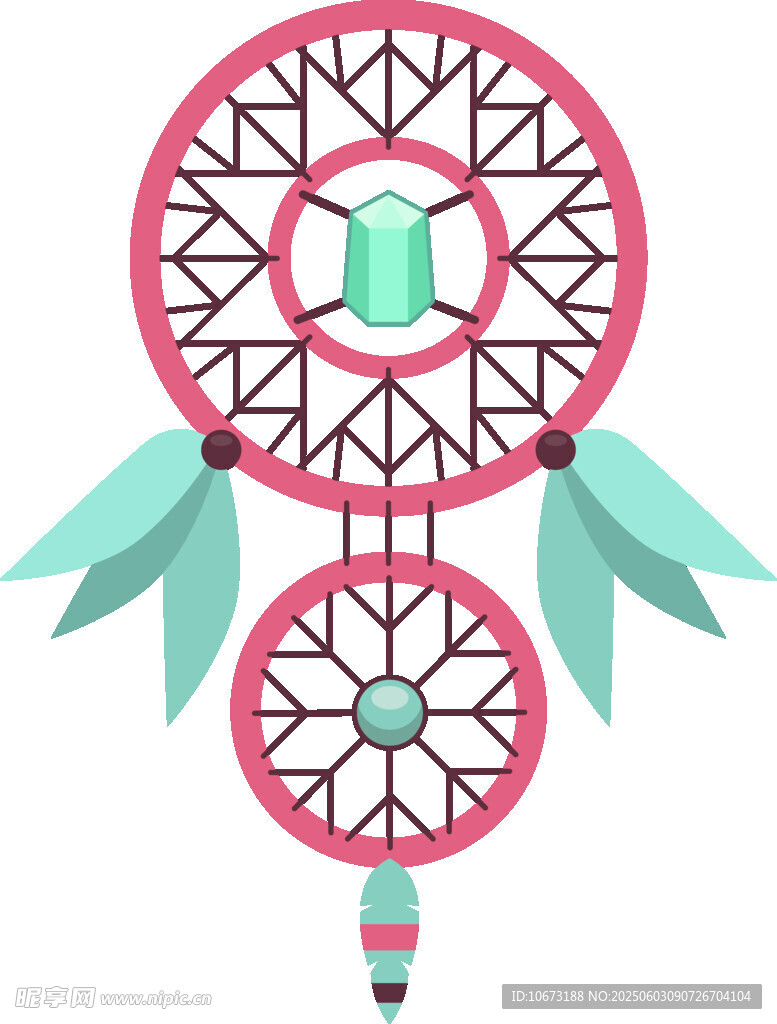 梦幻捕梦网插画