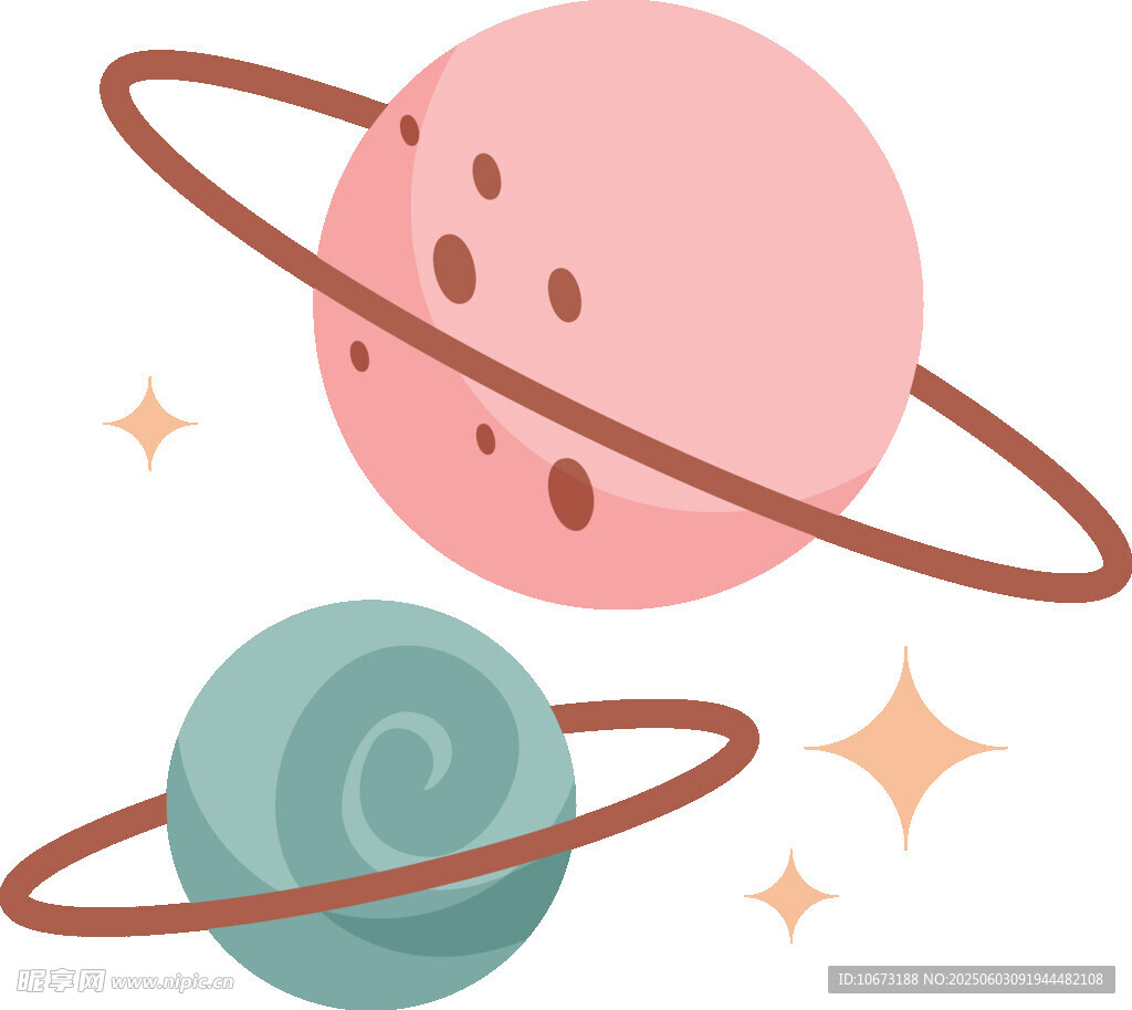 梦幻星球插画