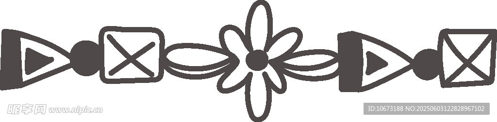 花卉邮件装饰图标元素