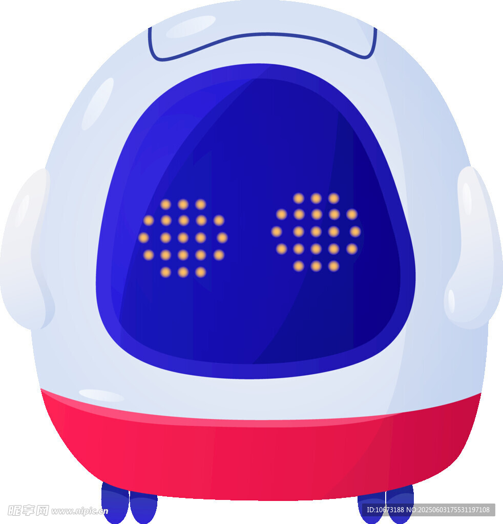 可爱卡通机器人形象