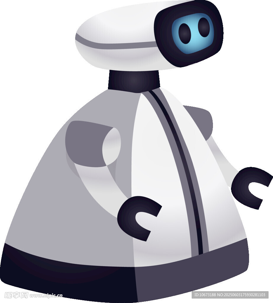 可爱卡通机器人形象