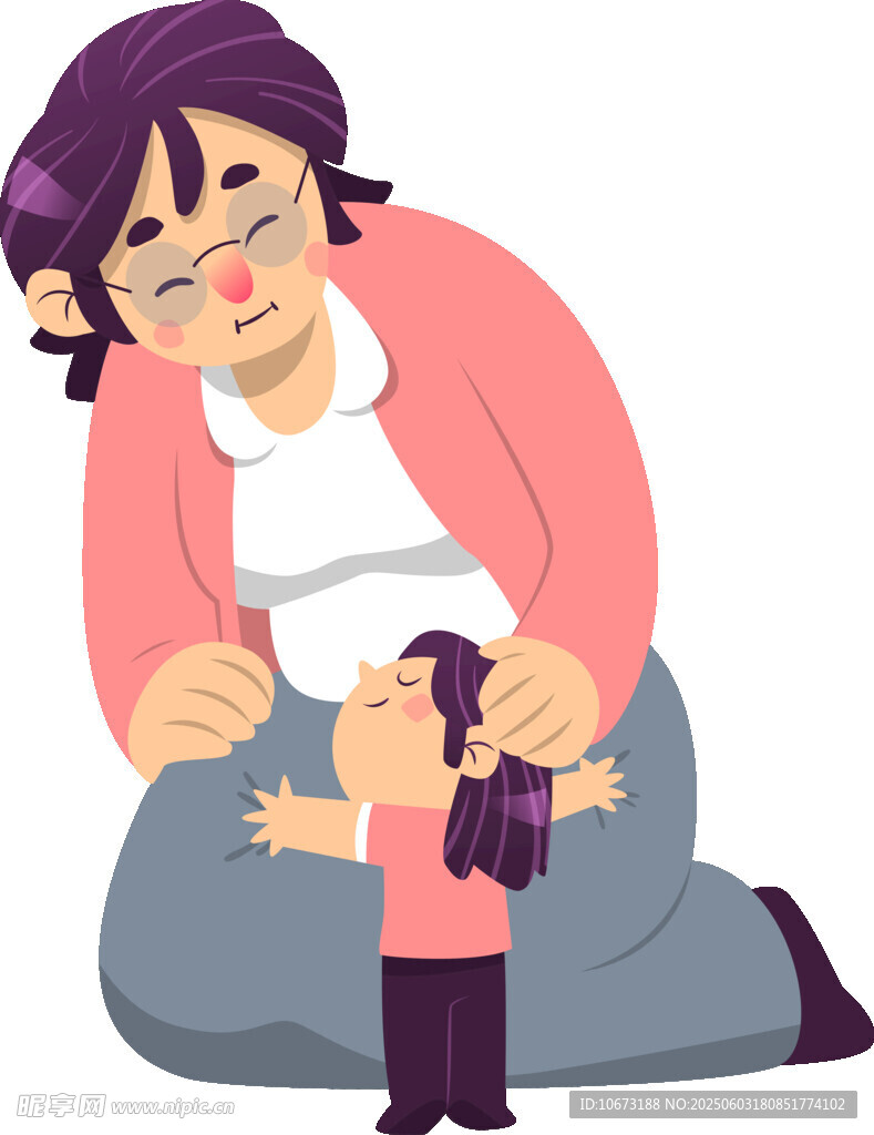 奶奶与孙女温馨互动