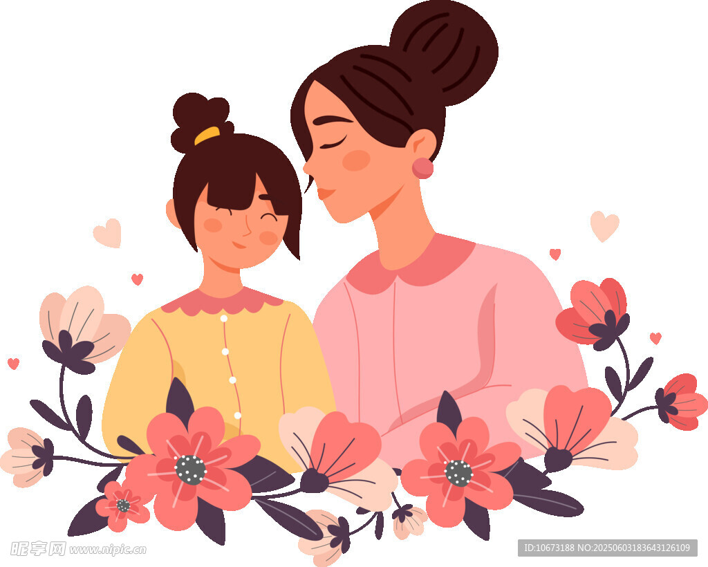 母女温馨时刻