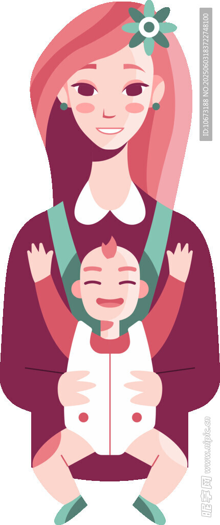 温馨母女时光 亲子美好瞬间