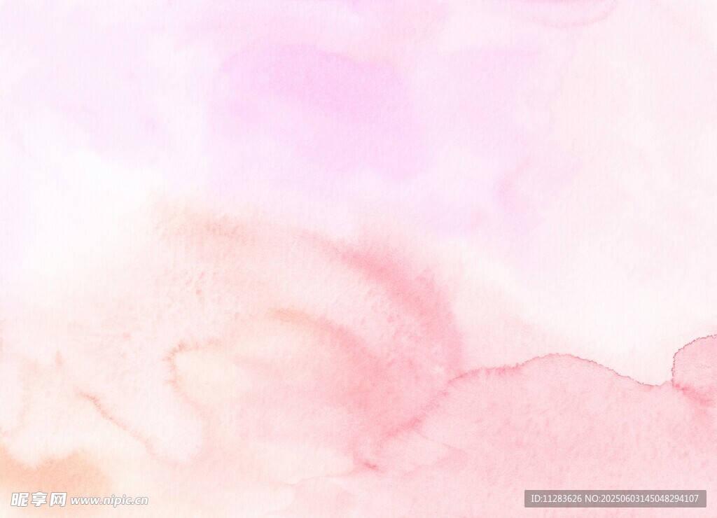 梦幻粉色水彩背景纹理