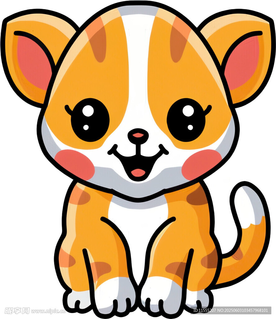 可爱卡通小猫咪形象