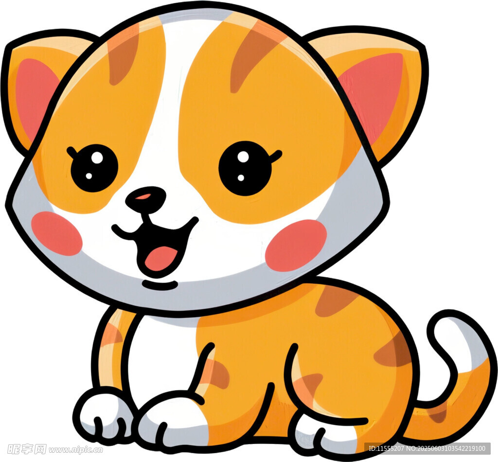 可爱小猫咪卡通形象
