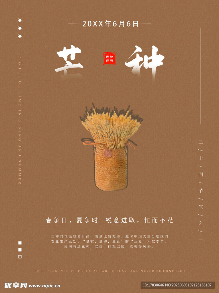 芒种海报
