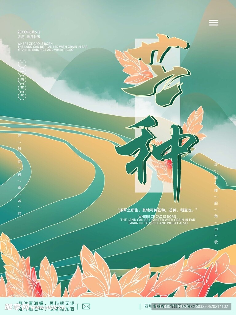 芒种海报