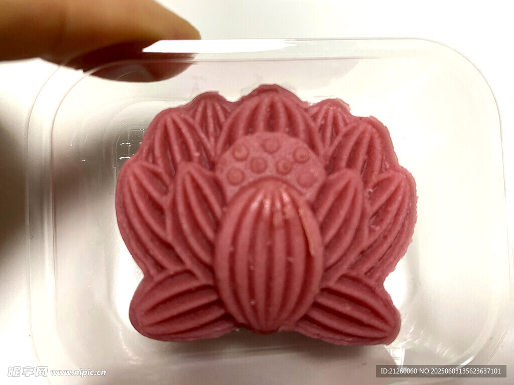 莲花造型糕点