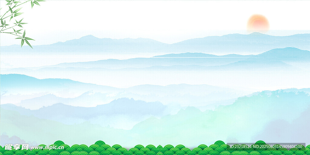 中国风山水