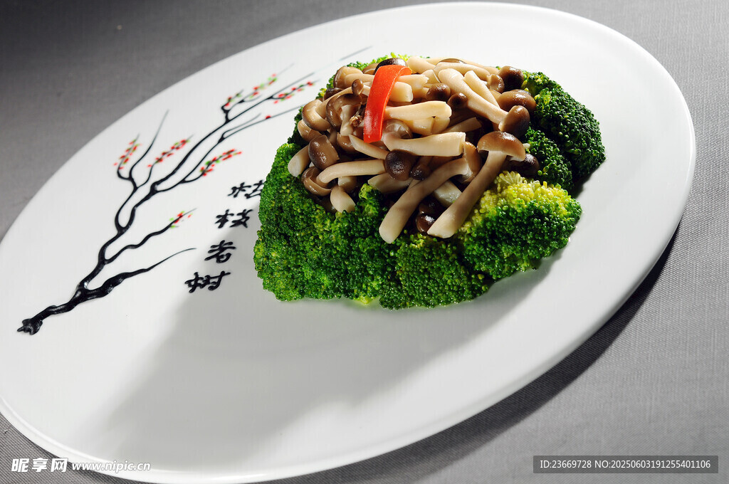 西兰花野菌