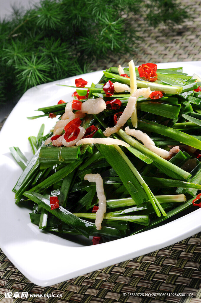 韭菜肉丝
