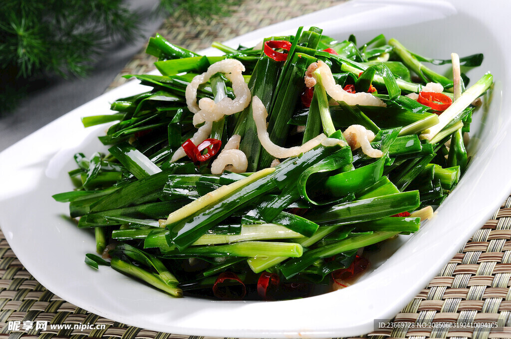 韭菜肉丝
