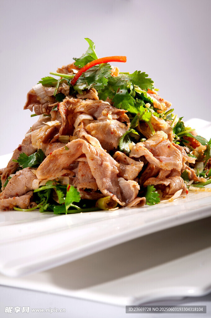 美味凉拌肉丝