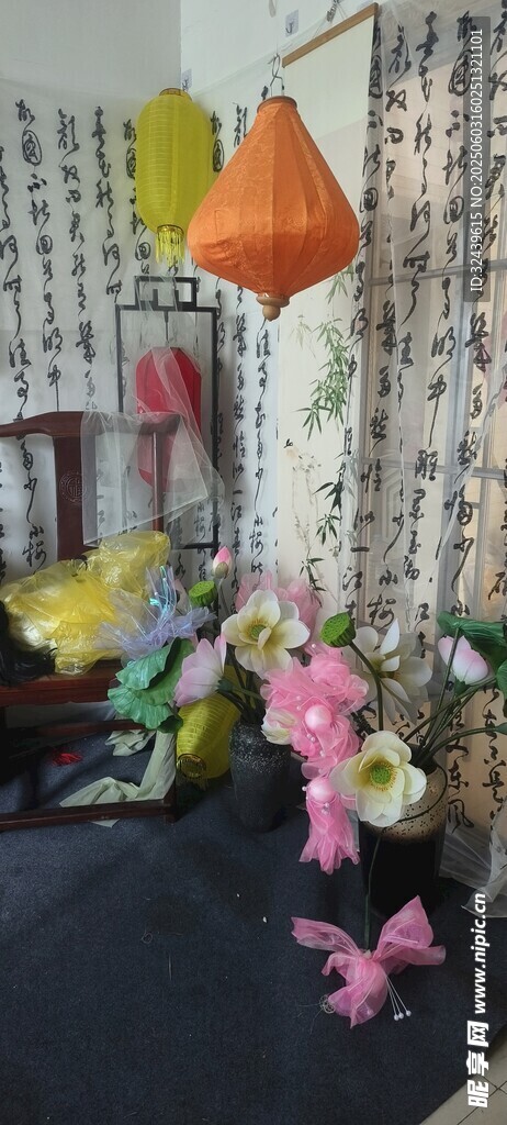 多彩装饰摆件展示