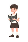 小孩看书