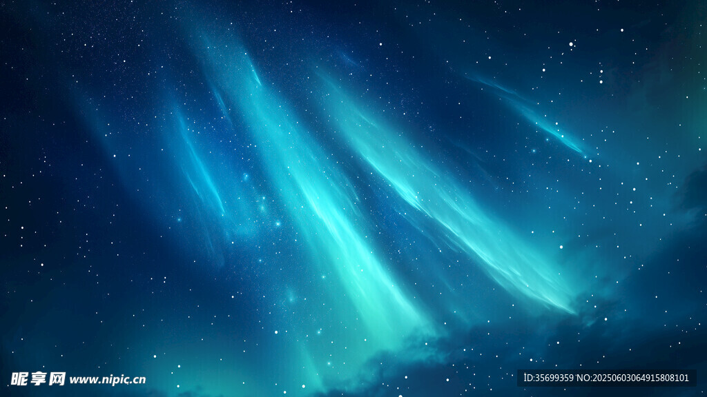 极光夜空背景