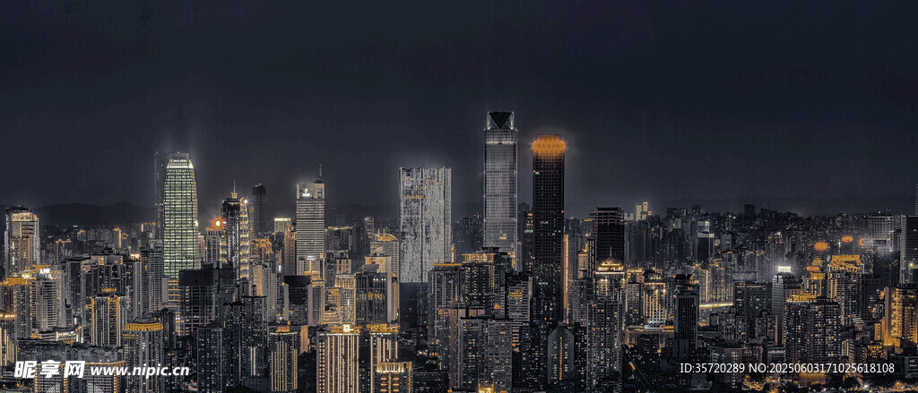 都市璀璨夜景