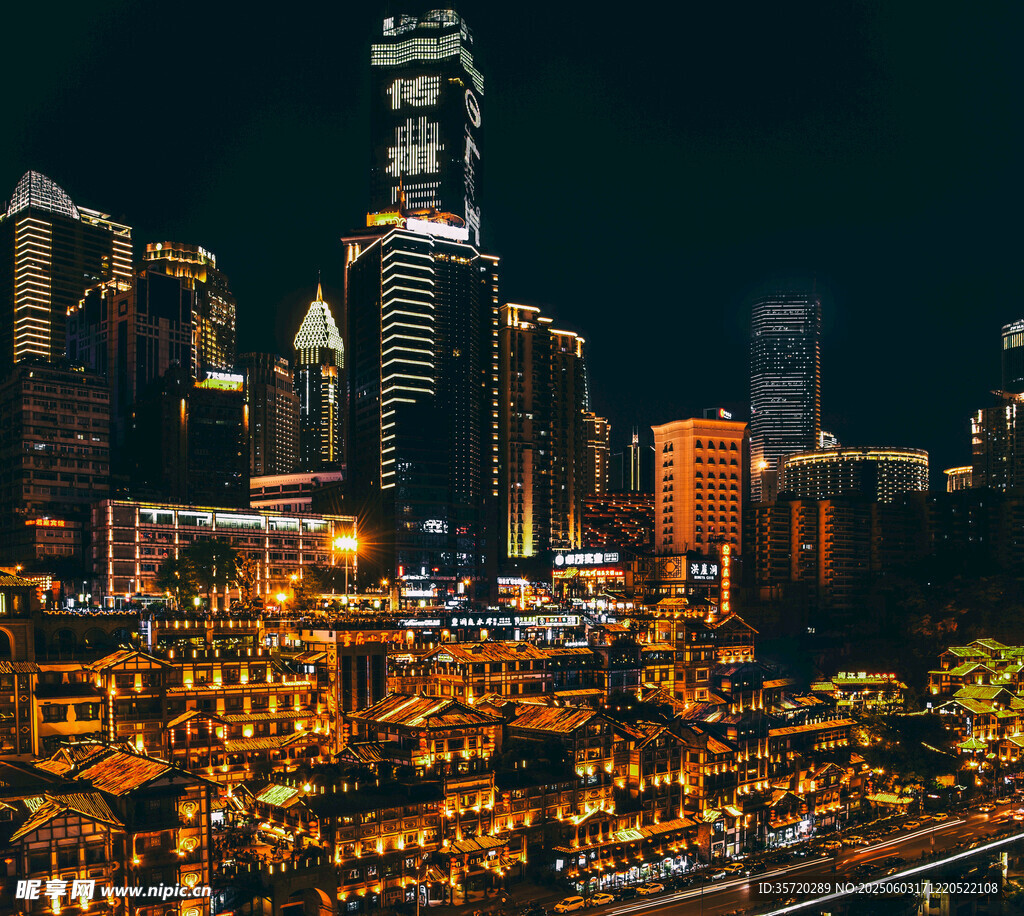 璀璨都市夜景