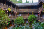 中式庭院古建绿植景观