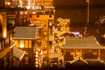 古街夜景灯火璀璨