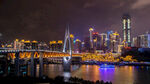 璀璨都市夜景江景风光