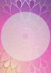 梦幻渐变曼陀罗背景图案