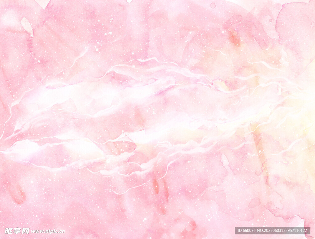 粉色梦幻水彩纹理背景