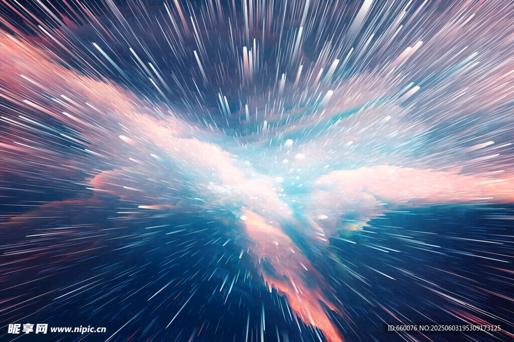 梦幻炫彩宇宙光线爆发