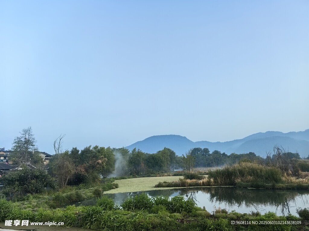 腾冲田园山水风光美景