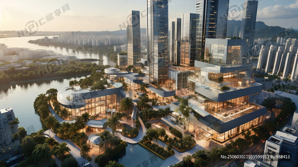 滨江商住旅游概念设计图