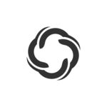 简约旋转抽象图形标志
