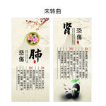 中医脏腑养生知识海报