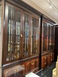 复古实木玻璃展示柜