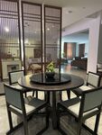 中式餐厅圆桌座椅布置