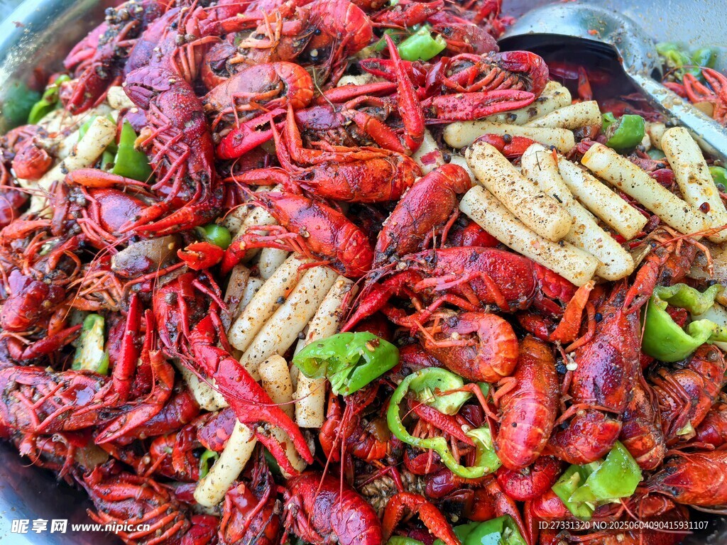 香辣小龙虾美食诱人