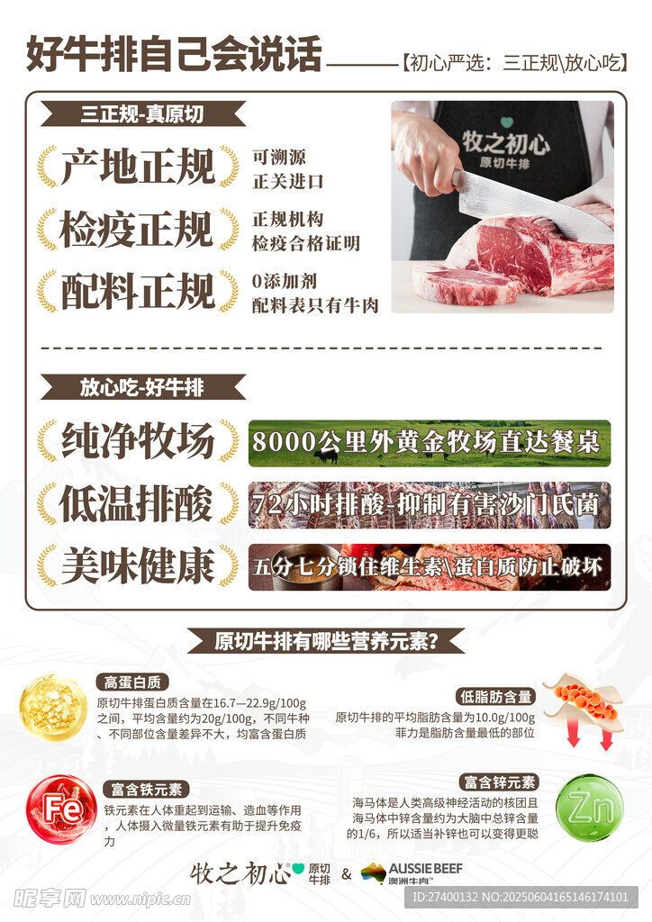 好牛排特点介绍宣传页