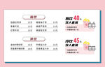 商品价格对比表