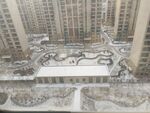 雪后小区景观俯瞰