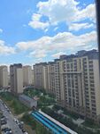 高层俯瞰城市住宅区景观